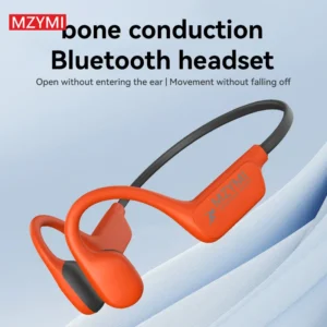 MZYMI Neckband Bluetooth5.4 Wireless Headphones A28 Bone Conduction Sport Stereo Headset ENC Noise Reduction Waterproof Earphone