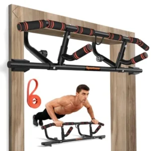 Pull Up Bar with Rotate Handle for Doorway 440lb Capacity