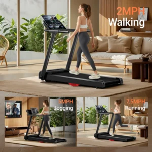 Brushless Foldable Home Treadmill | 300LB Capacity